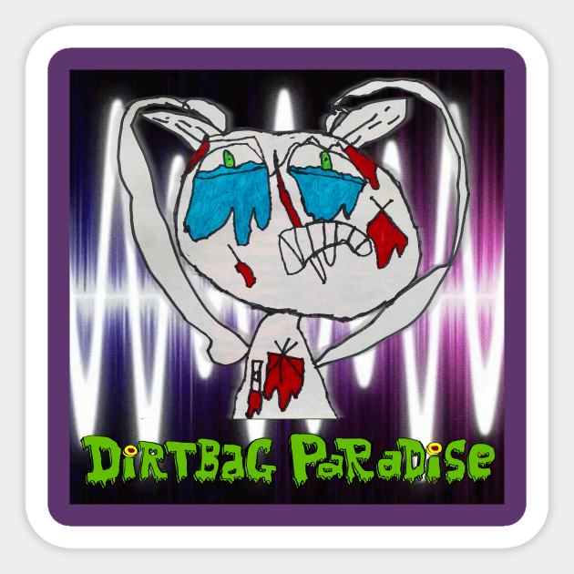 Dirtbag Paradise Freekout Sticker by mondomosher